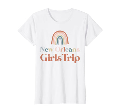 Womens New Orleans Trip Boho Rainbow Group T-Shirt - Graphic Print Unisex - T-Shirt, Sweatshirt, Hoodie