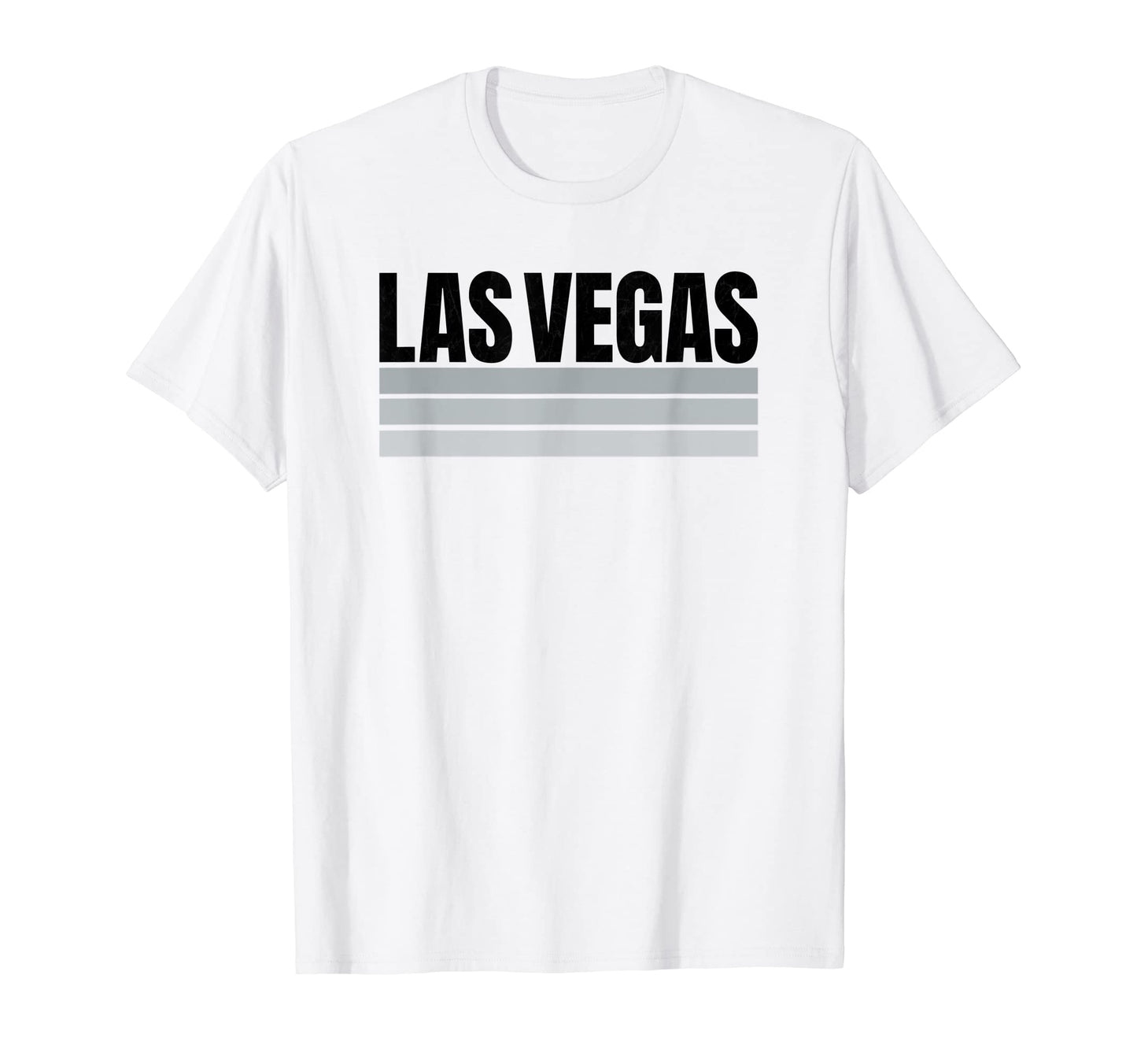 Las Vegas Black Grey Silvery T-Shirt - Streetwear Style for Adults - T-Shirt, Sweatshirt, Hoodie