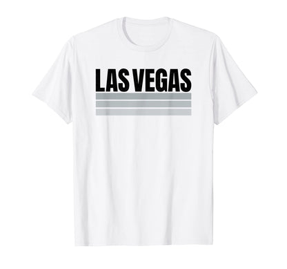 Las Vegas Black Grey Silvery T-Shirt - Streetwear Style for Adults - T-Shirt, Sweatshirt, Hoodie