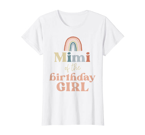 Womens Mimi Birthday Boho Rainbow T-Shirt - Minimalist Print for Adults - T-Shirt, Sweatshirt, Hoodie