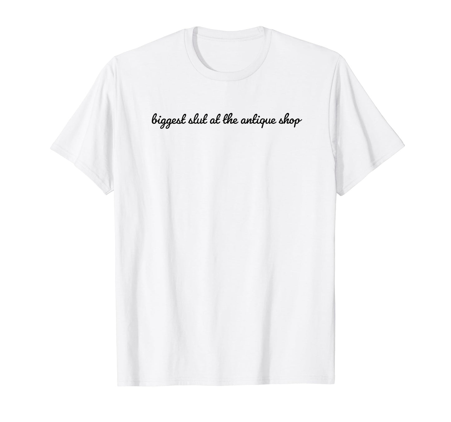 Biggest Slut Antique Shop Funny Y2K T-Shirt - Custom Art Print for Adults - T-Shirt, Sweatshirt, Hoodie