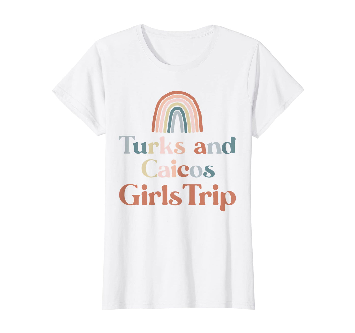 Womens Turks And Caicos Trip Boho Rainbow T-Shirt - Novelty Apparel Unisex - T-Shirt, Sweatshirt, Hoodie