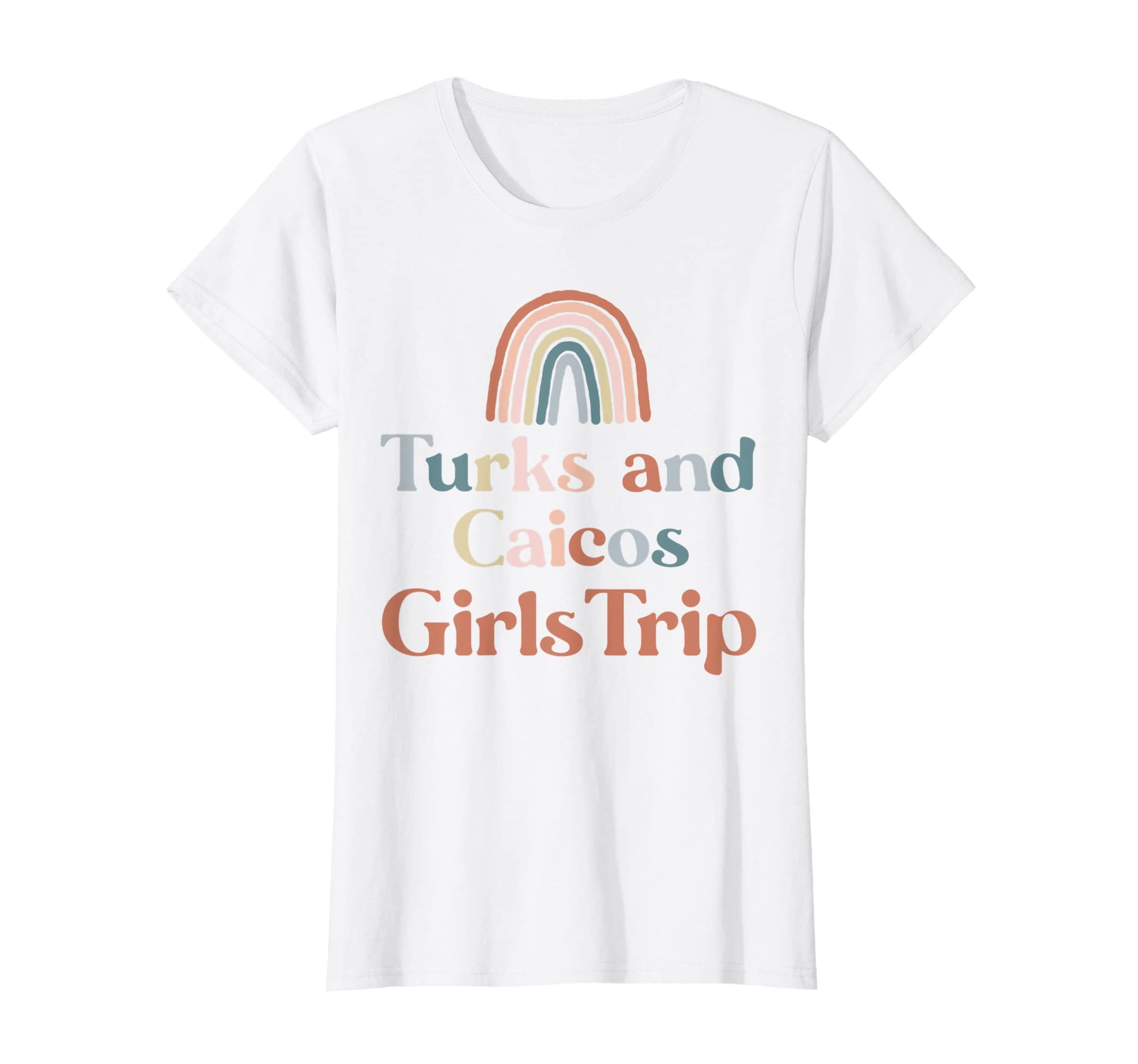 Womens Turks And Caicos Trip Boho Rainbow T-Shirt - Novelty Apparel Unisex - T-Shirt, Sweatshirt, Hoodie
