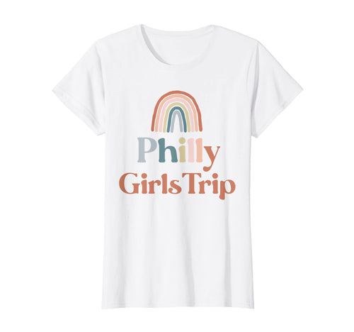 Womens Philly Trip Boho Rainbow Group T-Shirt - Custom Art Print Men Women - T-Shirt, Sweatshirt, Hoodie