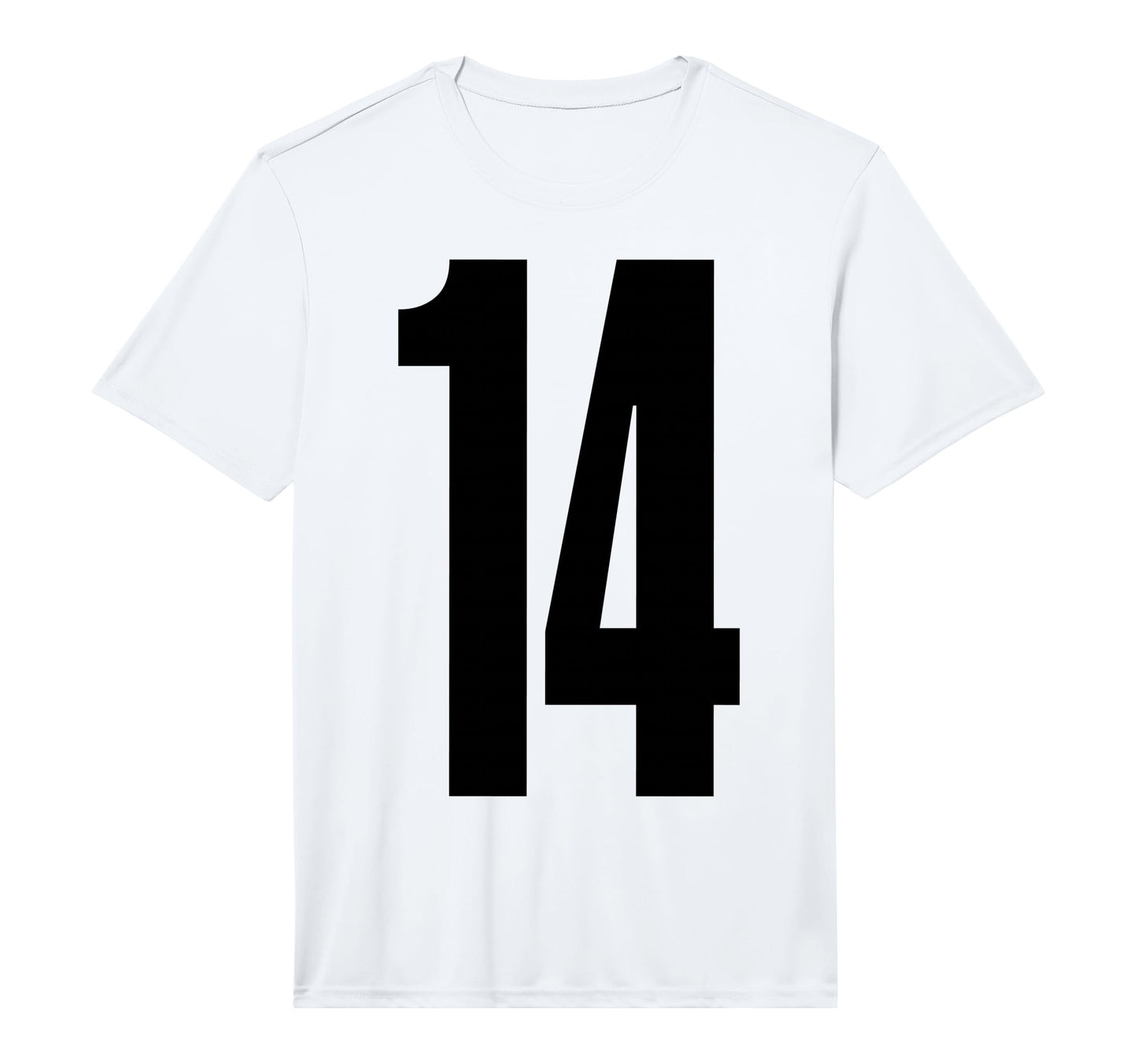 Sports Team Black Number 14 Performance T-Shirt - Novelty Apparel Unisex - T-Shirt, Sweatshirt, Hoodie