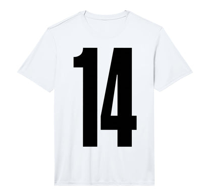 Sports Team Black Number 14 Performance T-Shirt - Novelty Apparel Unisex - T-Shirt, Sweatshirt, Hoodie
