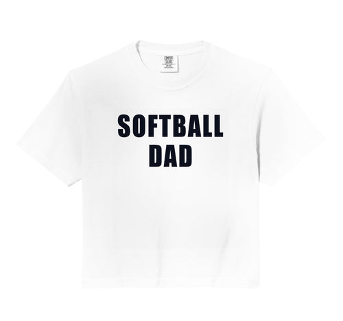 Funny Softball Dad Fastpitch Game Day T-Shirt - Custom Art Print Men Women - T-Shirt, Sweatshirt, Hoodie
