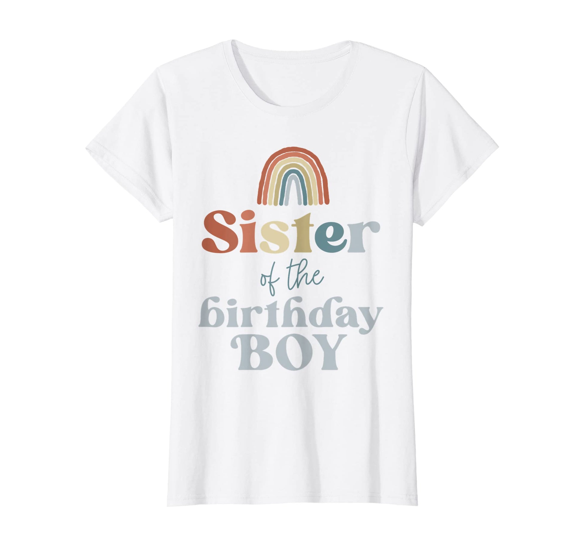Sister Birthday Boho Rainbow Party T-Shirt - Graphic Print for Adults - T-Shirt, Sweatshirt, Hoodie