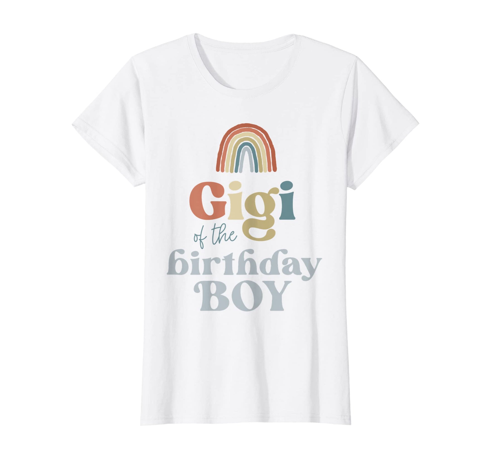 Womens Gigi Birthday Boho Rainbow T-Shirt - Fun Novelty Design for Adults - T-Shirt, Sweatshirt, Hoodie
