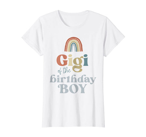 Womens Gigi Birthday Boho Rainbow T-Shirt - Fun Novelty Design for Adults - T-Shirt, Sweatshirt, Hoodie