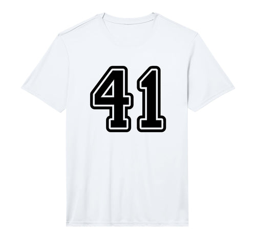 Jersey 41 Black Sports Team Jersey T-Shirt - Unique Graphic Men Women - T-Shirt, Sweatshirt, Hoodie