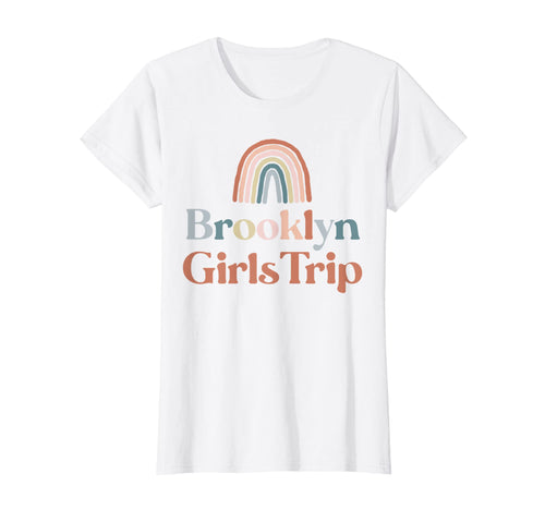 Womens Brooklyn Trip Boho Rainbow T-Shirt - Casual Everyday Wear Men Women - T-Shirt, Sweatshirt, Hoodie