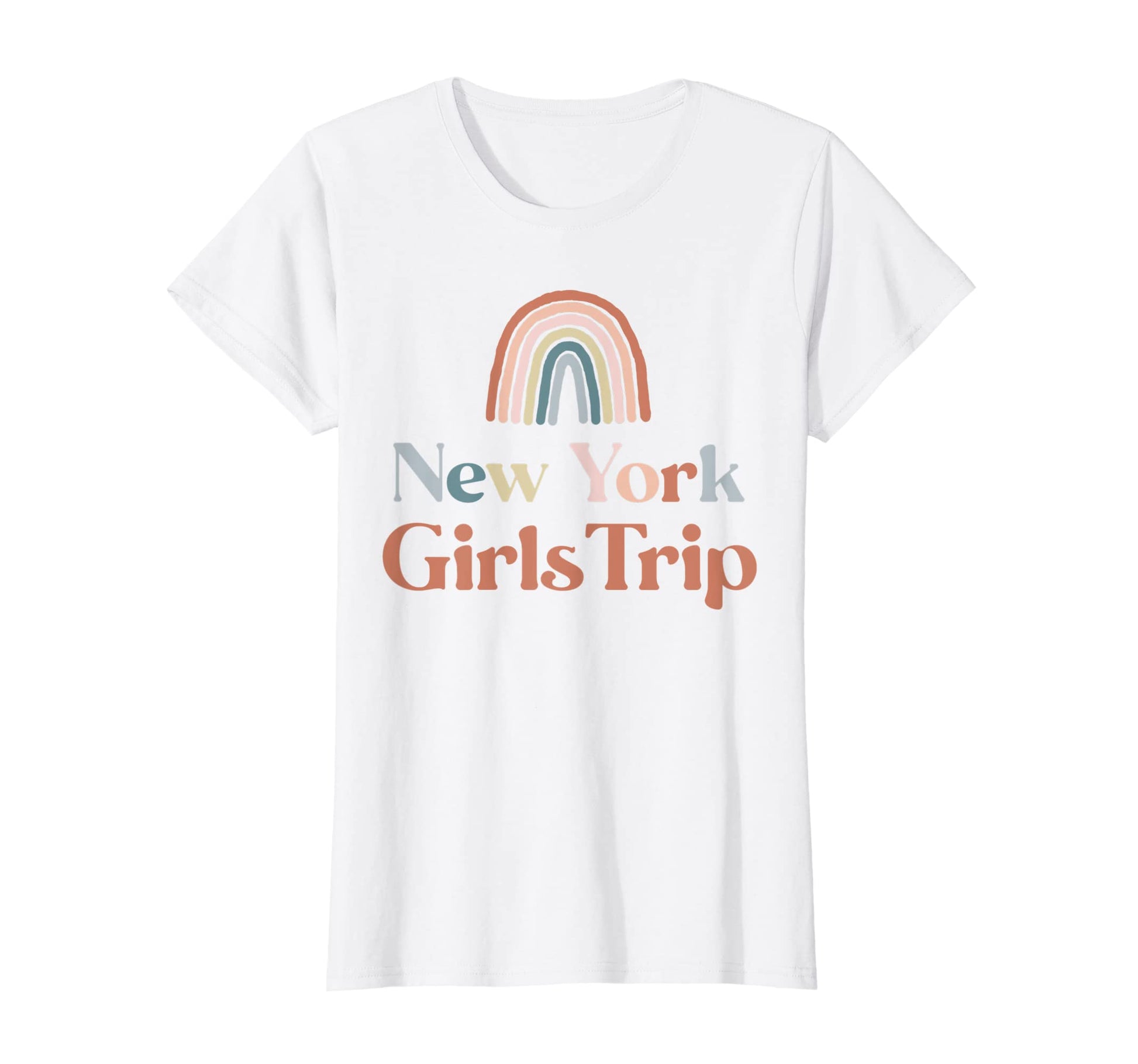Womens New York Trip Boho Rainbow T-Shirt - Fun Novelty Design Unisex - T-Shirt, Sweatshirt, Hoodie