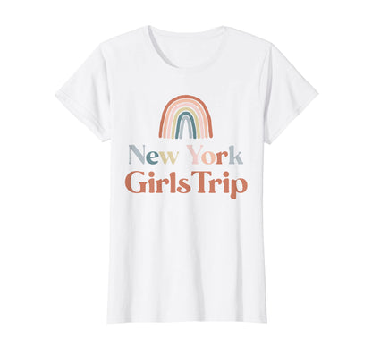 Womens New York Trip Boho Rainbow T-Shirt - Fun Novelty Design Unisex - T-Shirt, Sweatshirt, Hoodie