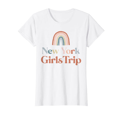 Womens New York Trip Boho Rainbow T-Shirt - Fun Novelty Design Unisex - T-Shirt, Sweatshirt, Hoodie