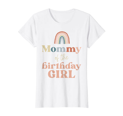 Womens Mommy Birthday Boho Rainbow T-Shirt - Graphic Print for Adults - T-Shirt, Sweatshirt, Hoodie
