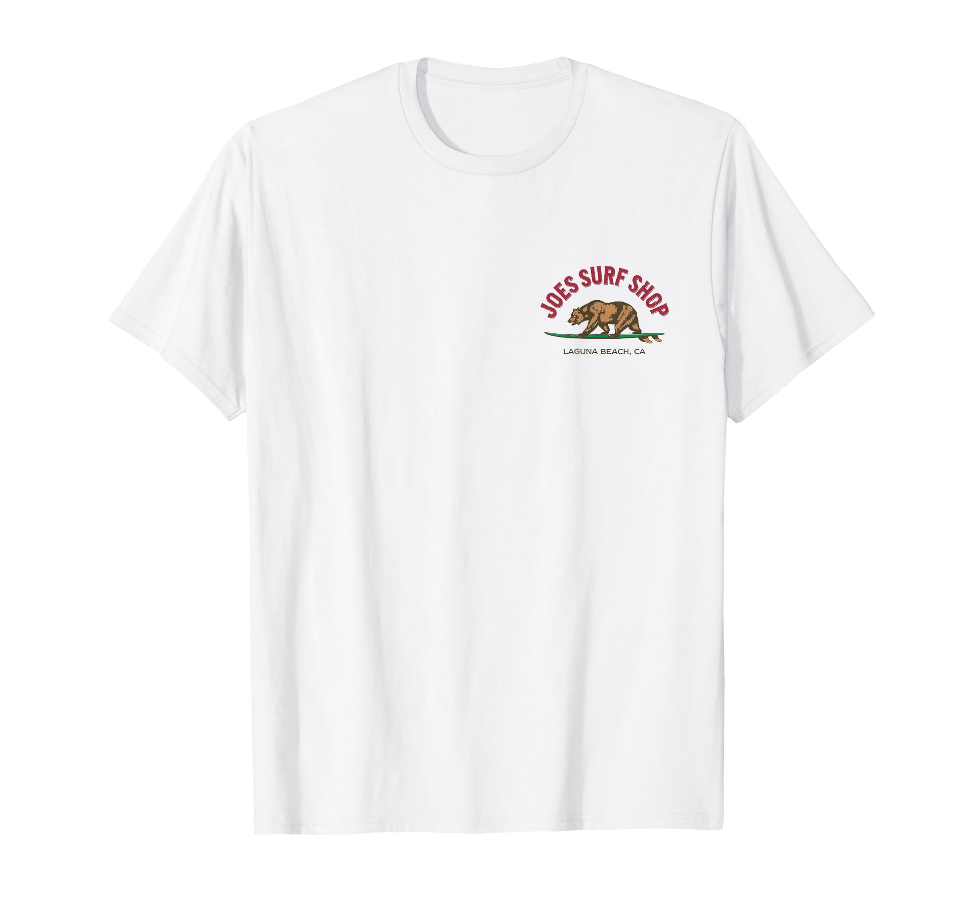 Joes Surf Surfing Bear Color Logo T-Shirt - Minimalist Print for Adults - T-Shirt, Sweatshirt, Hoodie