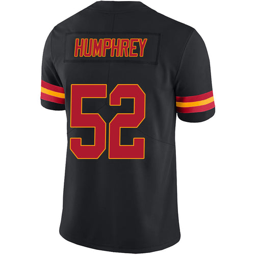 KC.Chiefs #52 Creed Humphrey Black Vapor F.U.S.E. Limited Football Jerseys football jersey product view 1