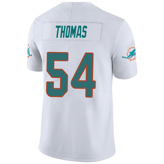 #54 Zach Thomas Player M.Dolphins White Vapor F.U.S.E. Limited Football Jerseys football jersey product view 1