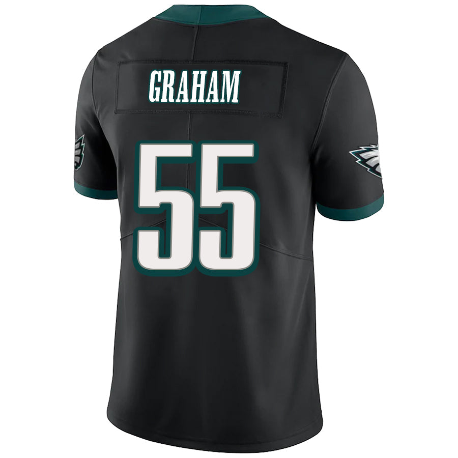 P.Eagles #55 Brandon Graham Black Stitched Player Vapor F.U.S.E. Limited Jersey Football Jerseys football jersey product view 1