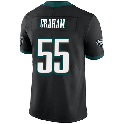 P.Eagles #55 Brandon Graham Black Stitched Player Vapor F.U.S.E. Limited Jersey Football Jerseys football jersey product view 1