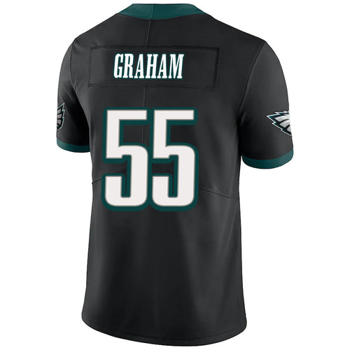 P.Eagles #55 Brandon Graham Black Stitched Player Vapor F.U.S.E. Limited Jersey Football Jerseys football jersey product view 1