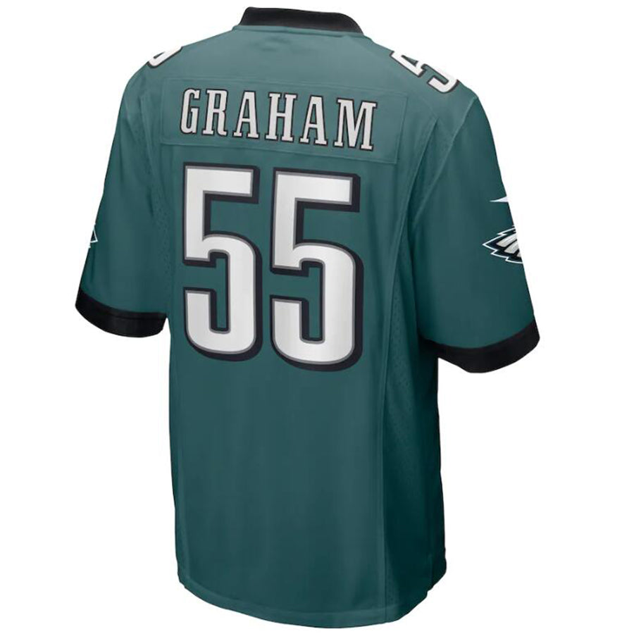 P.Eagles #55 Brandon Graham Green Stitched Player Game Football Jerseys football jersey product view 1
