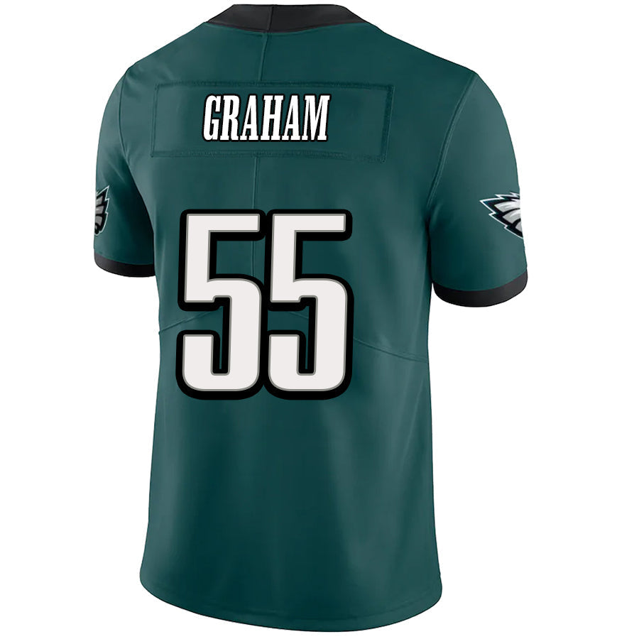 P.Eagles #55 Brandon Graham Green Stitched Player Vapor F.U.S.E. Limited Jersey Football Jerseys football jersey product view 1