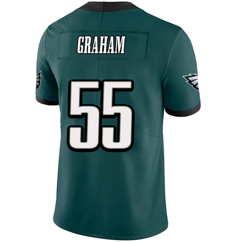 P.Eagles #55 Brandon Graham Green Stitched Player Vapor F.U.S.E. Limited Jersey Football Jerseys football jersey product view 1