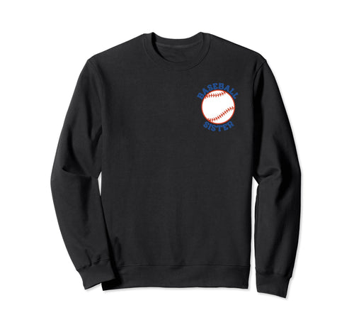 My Baseball Sister Era Groovy Sister Sweatshirt - Minimalist Print Unisex - T-Shirt, Sweatshirt, Hoodie