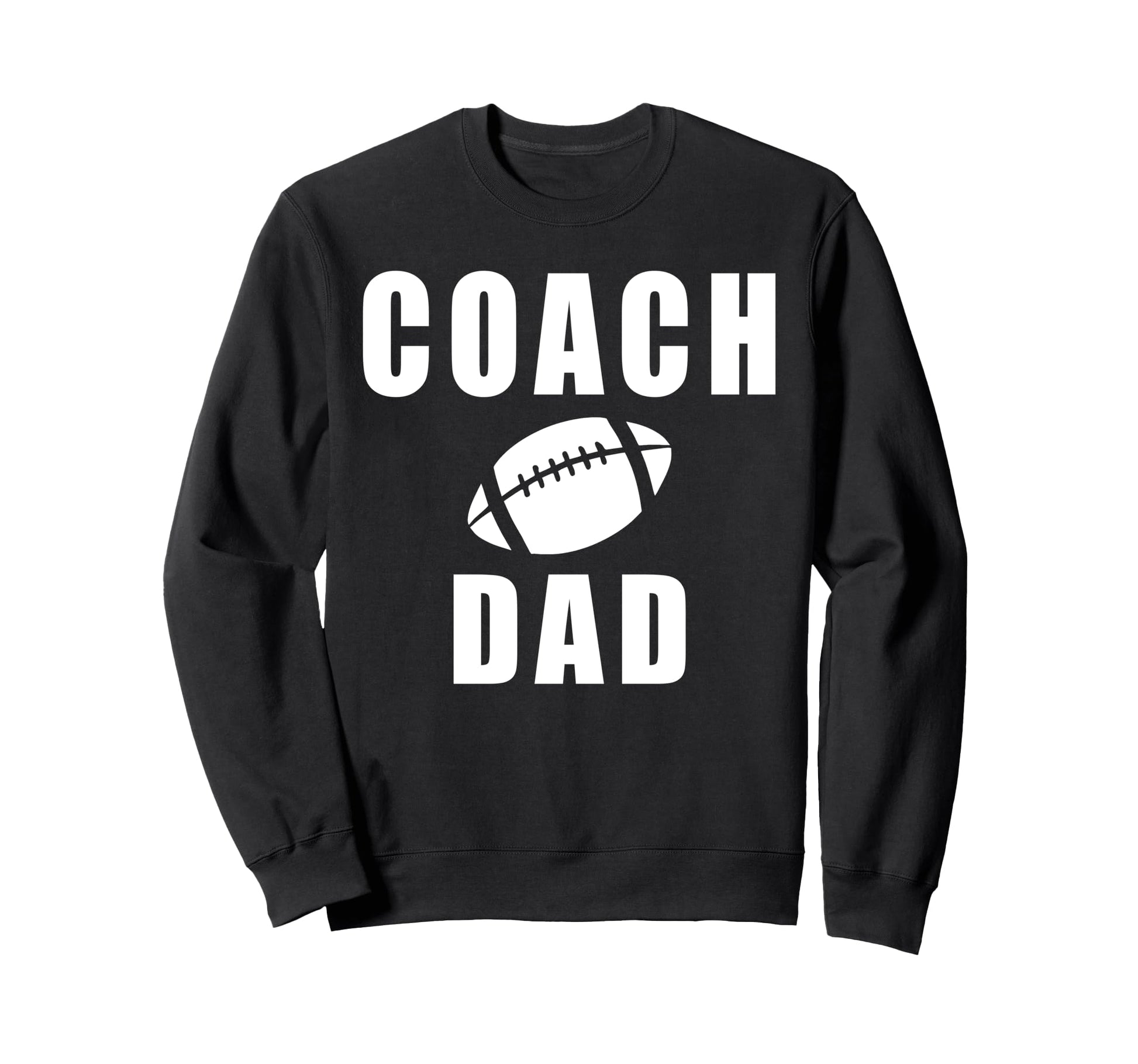 Coach Dad Game Day Football Sweatshirt - Minimalist Print Men Women - T-Shirt, Sweatshirt, Hoodie
