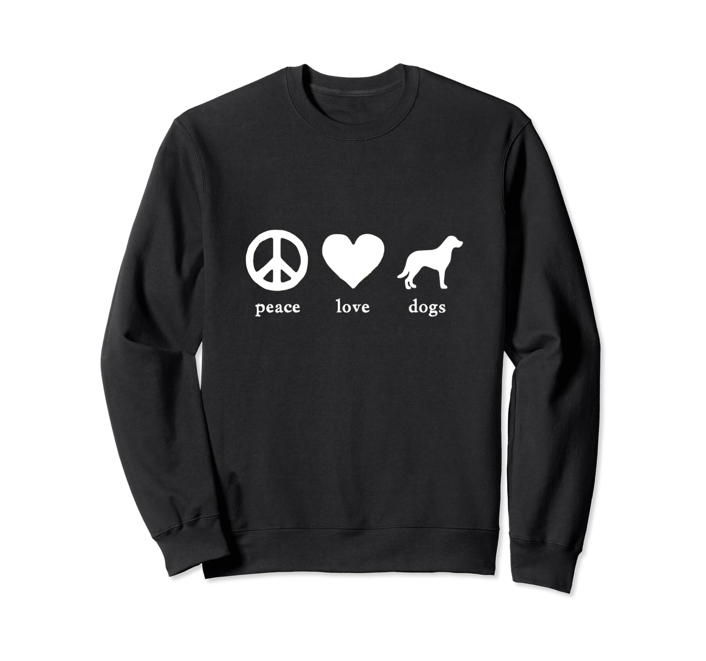 Dogs Lovers Pet Owner Heart Sweatshirt - Aesthetic Graphic for Adults - T-Shirt, Sweatshirt, Hoodie