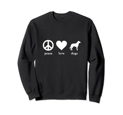 Dogs Lovers Pet Owner Heart Sweatshirt - Aesthetic Graphic for Adults - T-Shirt, Sweatshirt, Hoodie