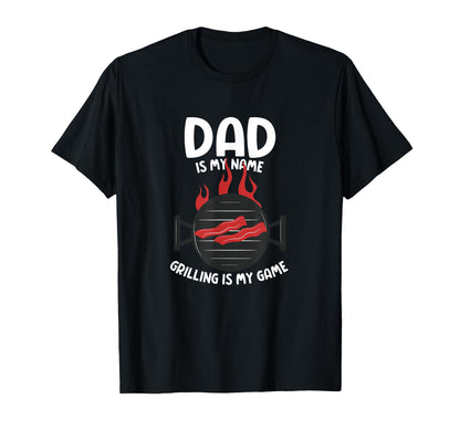Dad Grilling Game Grill Bbq T-Shirt - Fun Novelty Design Unisex - T-Shirt, Sweatshirt, Hoodie