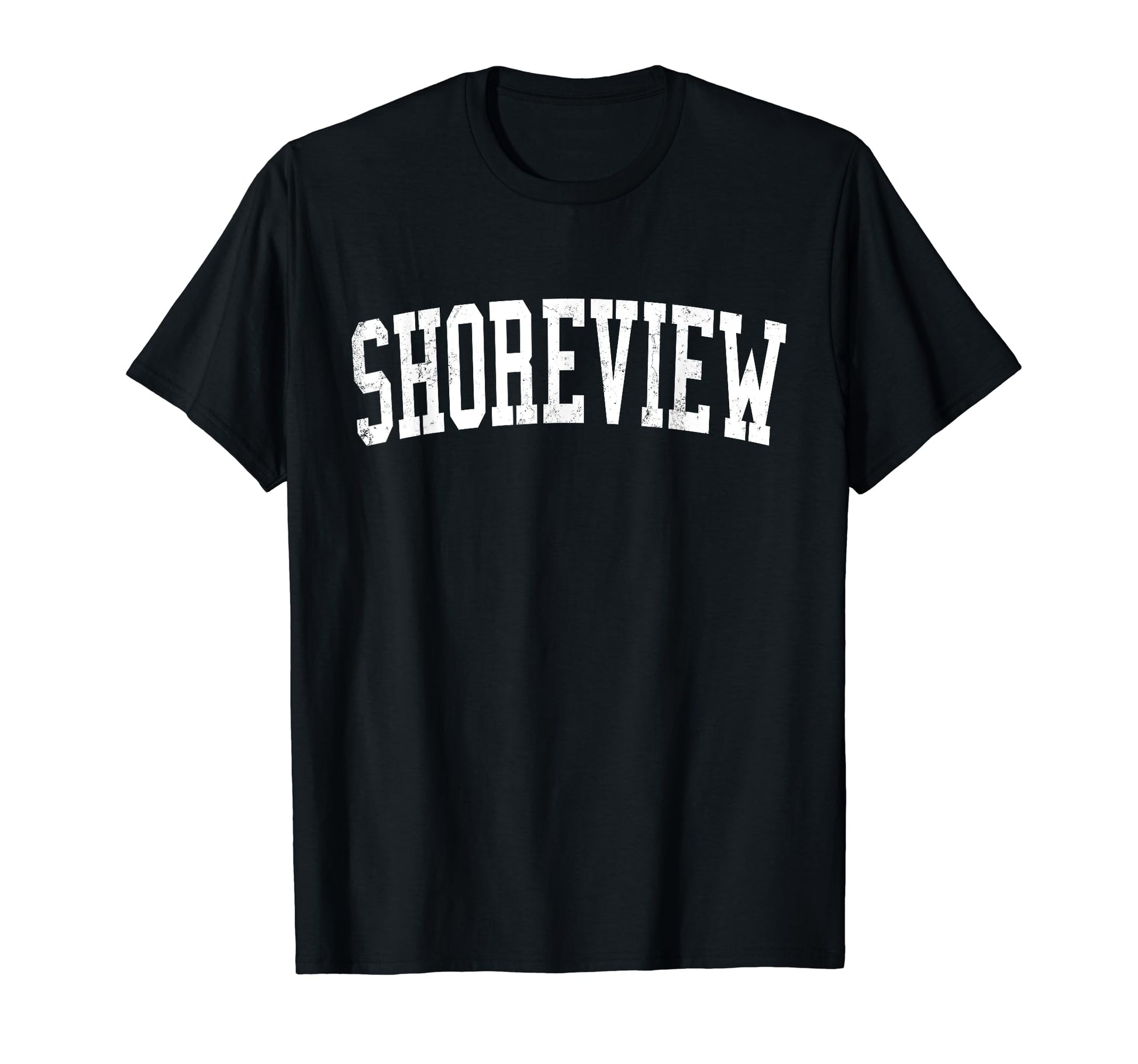 Shoreview Mn Distressed White T-Shirt - Casual Everyday Wear Men Women - T-Shirt, Sweatshirt, Hoodie