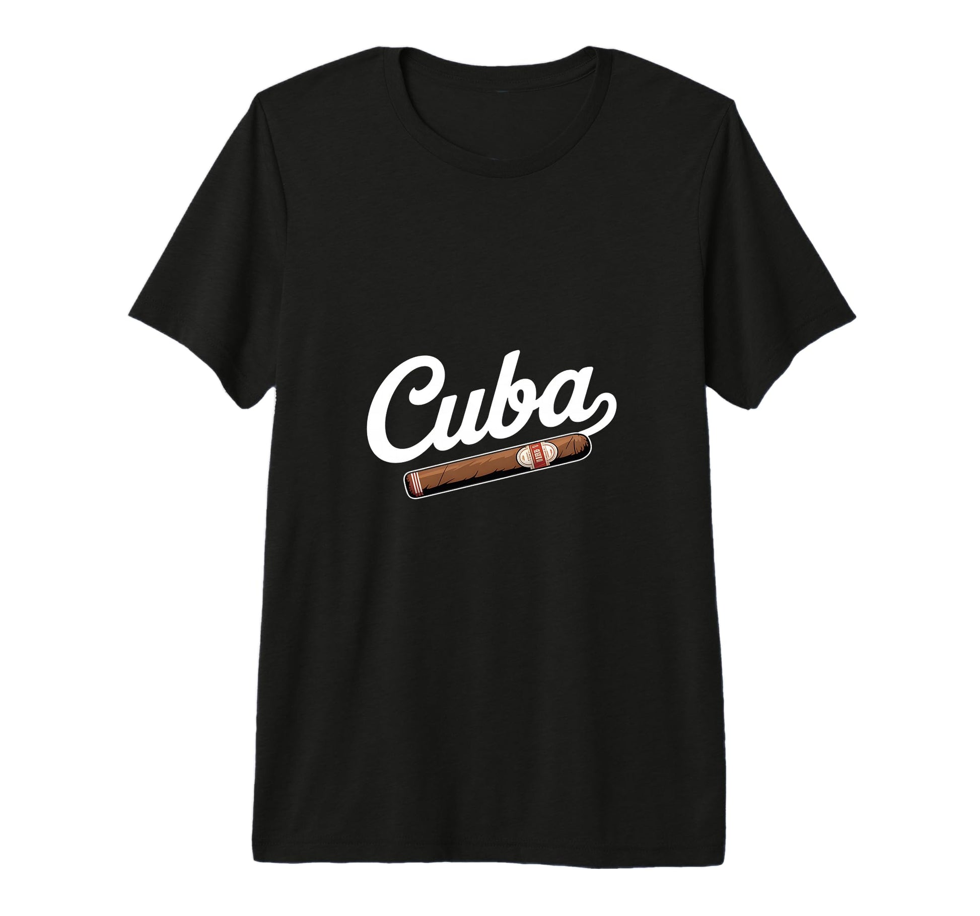 Cuba Funny Cigar Baseball Lovers Tri T-Shirt - Trendy Graphic Men Women - T-Shirt, Sweatshirt, Hoodie