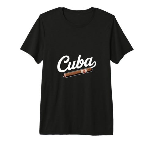Cuba Funny Cigar Baseball Lovers Tri T-Shirt - Trendy Graphic Men Women - T-Shirt, Sweatshirt, Hoodie