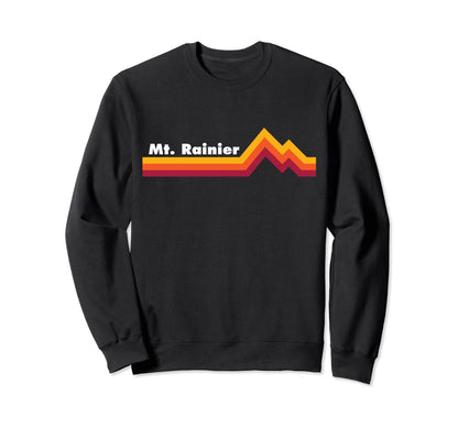 Mt Rainier National Park Hiking Mountain Sweatshirt - Graphic Print Unisex - T-Shirt, Sweatshirt, Hoodie