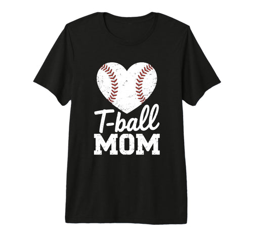 T Ball Mom Baseball Heart Funny Ball T-Shirt - Trendy Graphic Men Women - T-Shirt, Sweatshirt, Hoodie