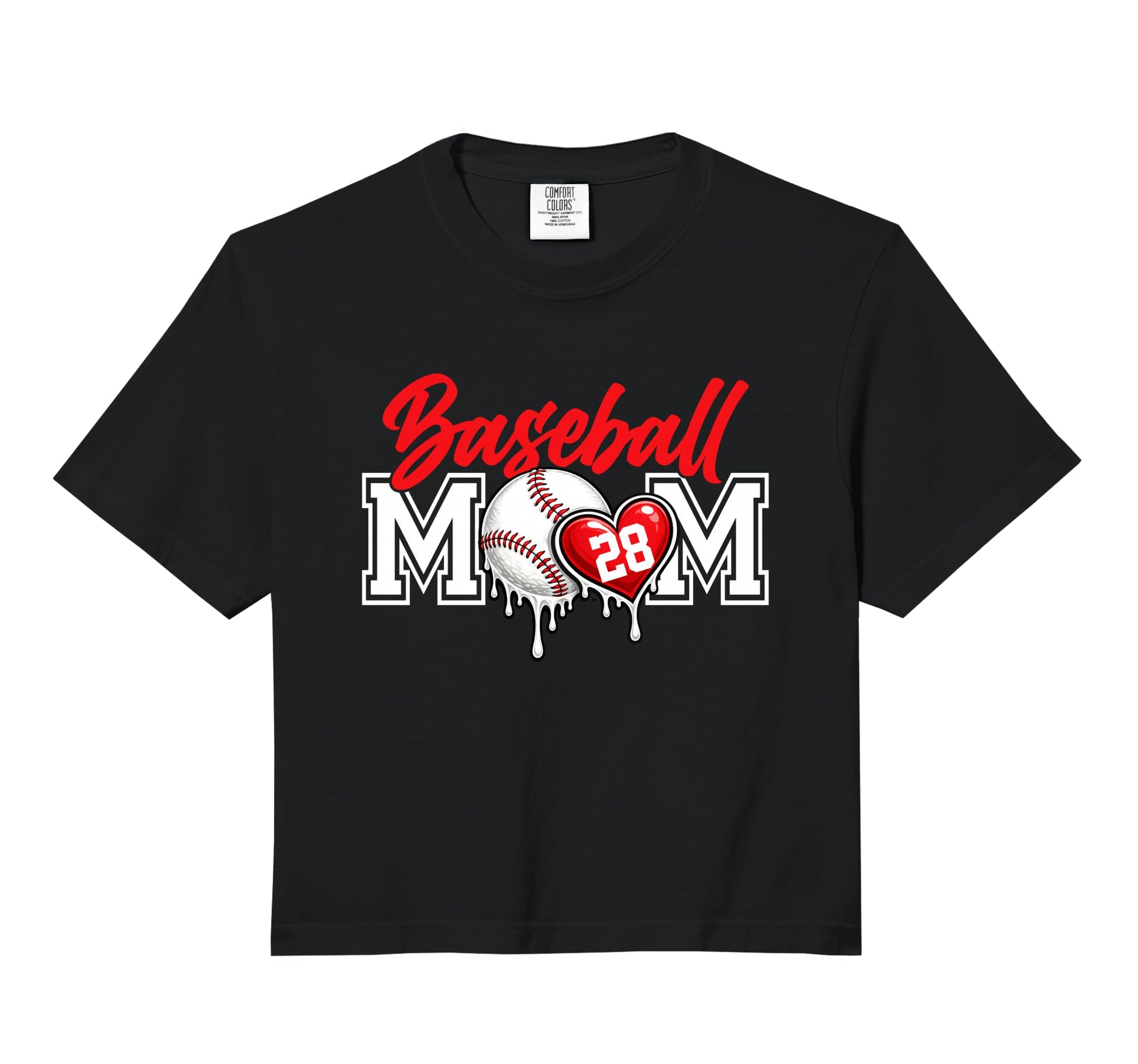 Personalized Proud Mom Jersey Number Sweatshirt - Custom Art Print Unisex - T-Shirt, Sweatshirt, Hoodie