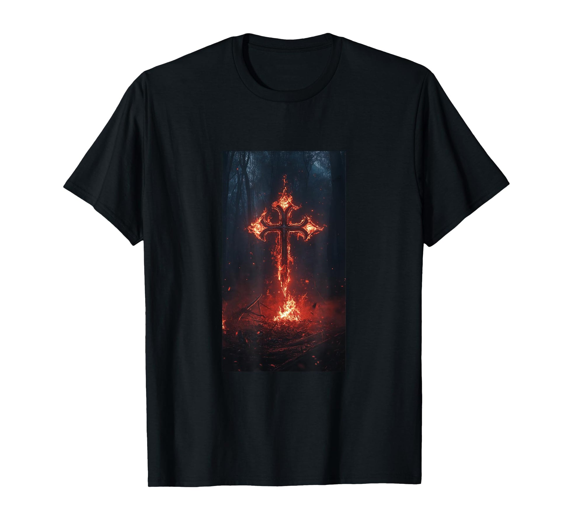 Gothic Cross Grunge Aesthetic Y2K T-Shirt - Streetwear Style Men Women - T-Shirt, Sweatshirt, Hoodie