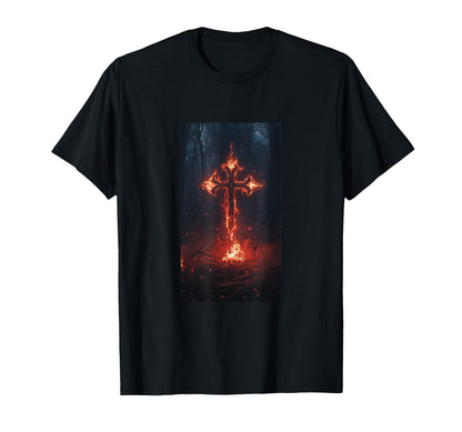 Gothic Cross Grunge Aesthetic Y2K T-Shirt - Streetwear Style Men Women - T-Shirt, Sweatshirt, Hoodie