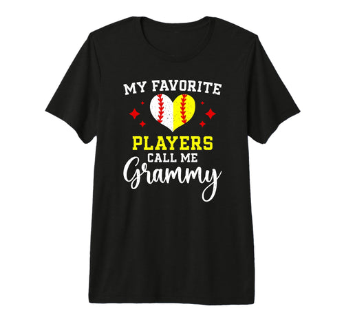 Favorite Players Call Me Grammy T-Shirt - Minimalist Print Men Women - T-Shirt, Sweatshirt, Hoodie