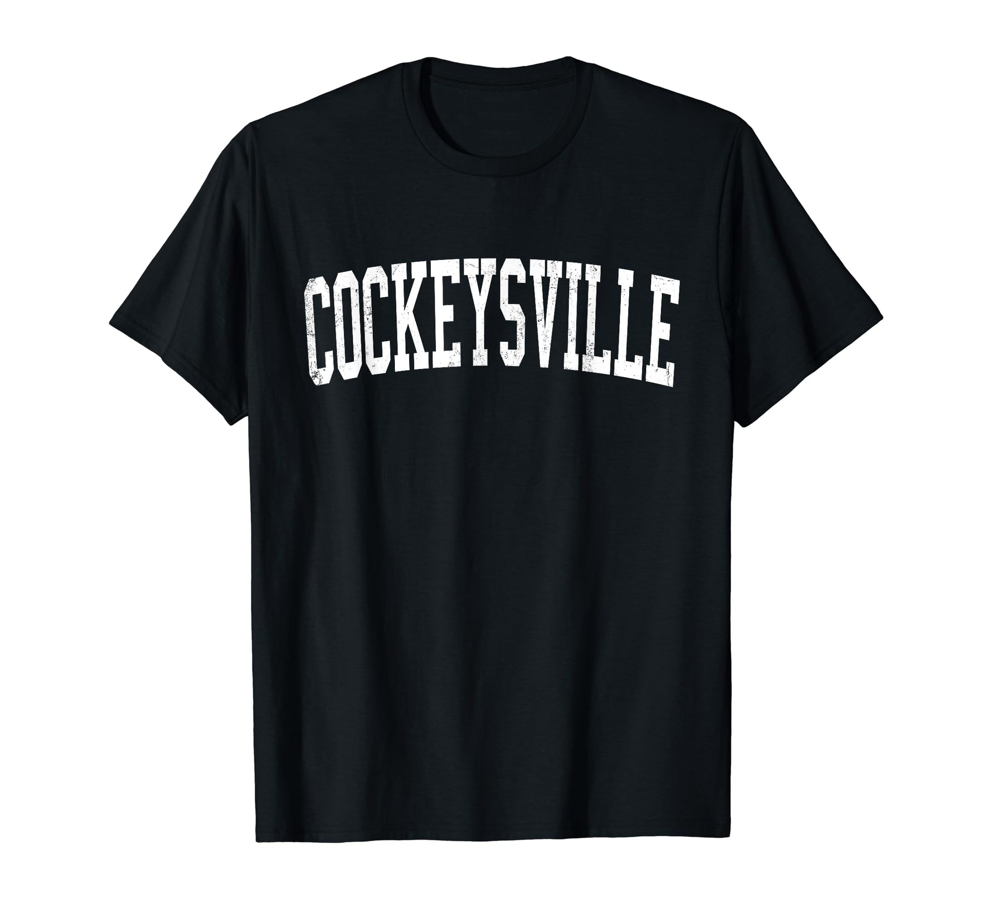 Cockeysville Md Distressed White T-Shirt - Streetwear Style for Adults - T-Shirt, Sweatshirt, Hoodie