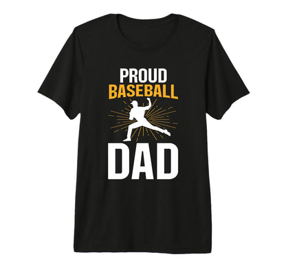 Fathers Day Baseball Dad Parent Tri T-Shirt - Minimalist Print for Adults - T-Shirt, Sweatshirt, Hoodie