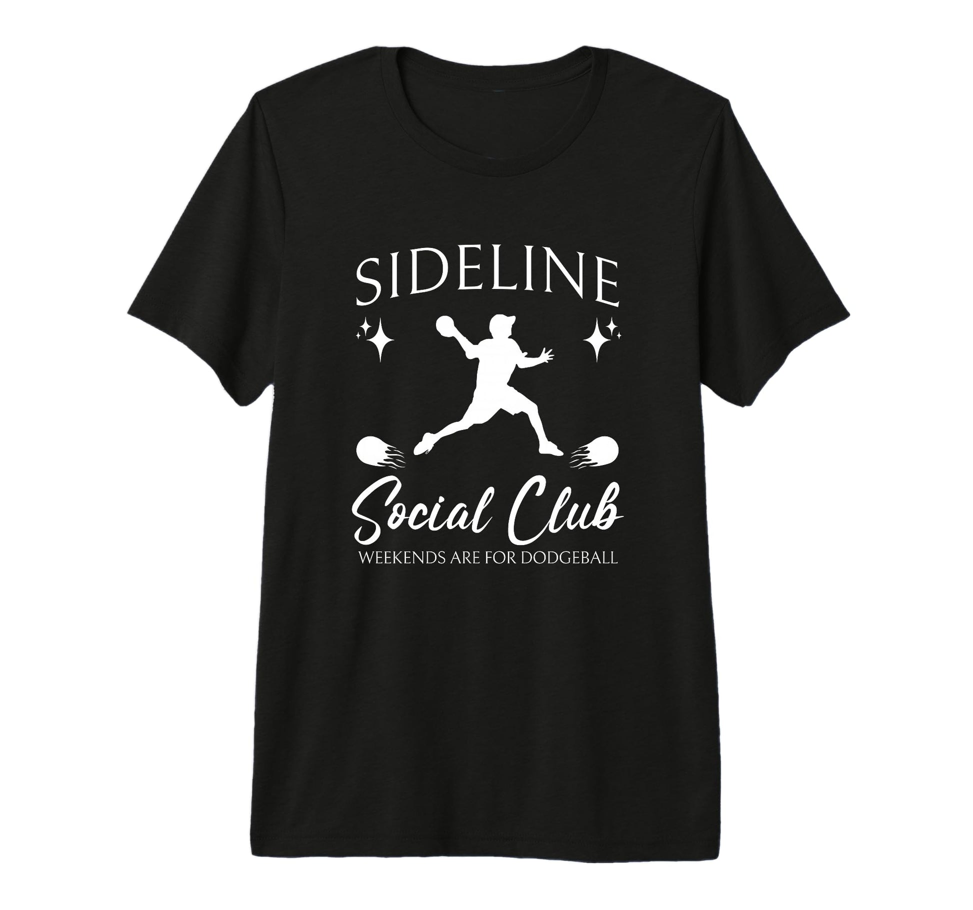 Sideline Social Club Dodgeball Mom Game T-Shirt - Unique Graphic Unisex - T-Shirt, Sweatshirt, Hoodie
