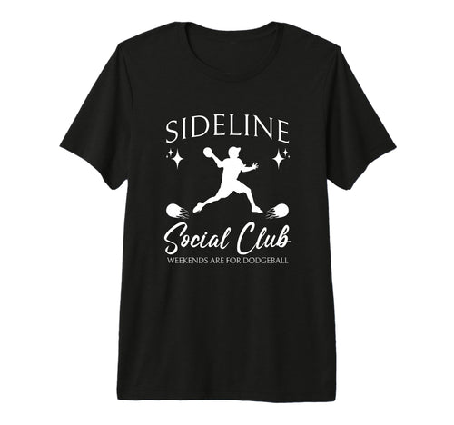 Sideline Social Club Dodgeball Mom Game T-Shirt - Unique Graphic Unisex - T-Shirt, Sweatshirt, Hoodie