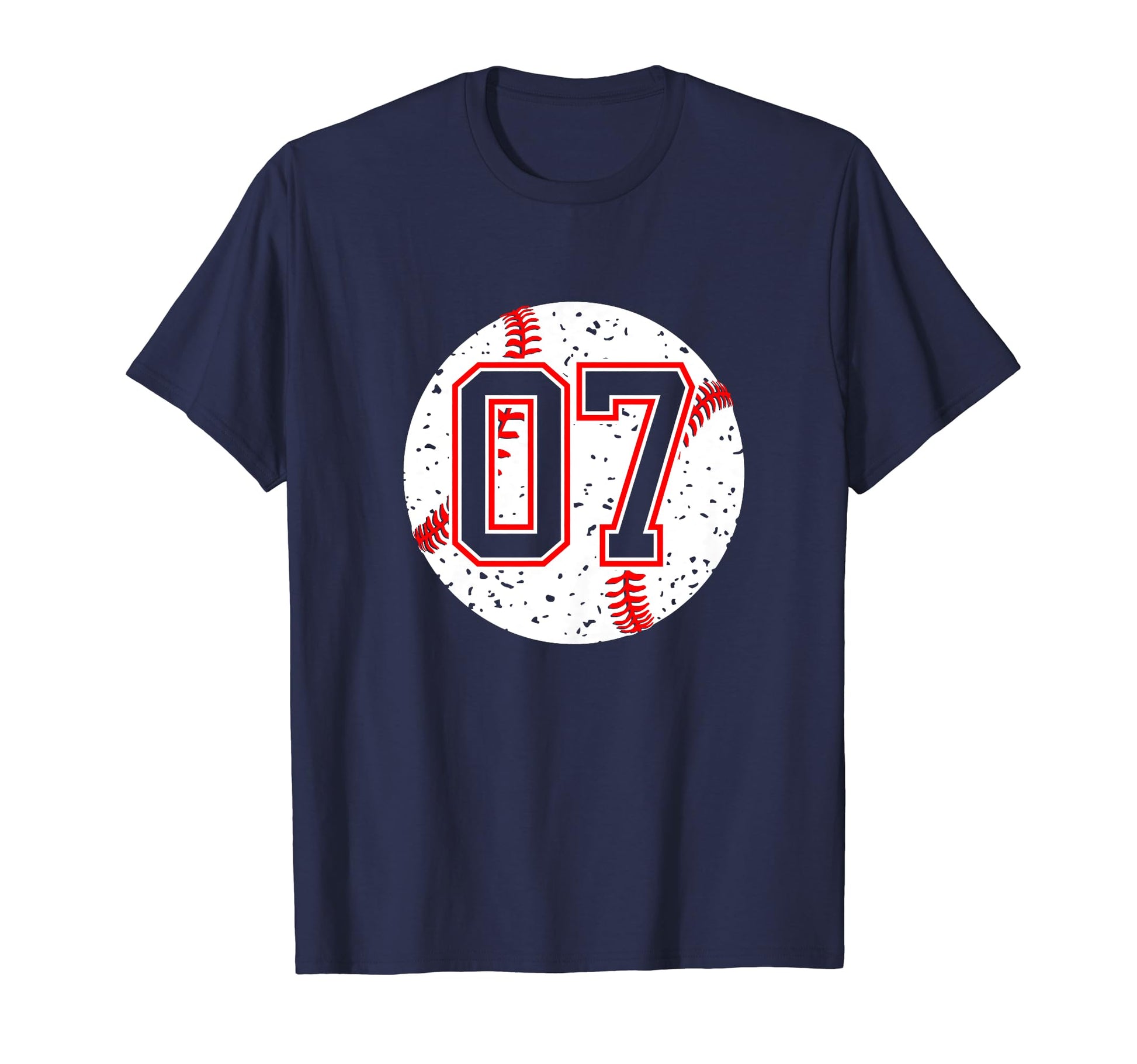 Baseball Number 07 Mom Show T-Shirt - Fun Novelty Design for Adults - T-Shirt, Sweatshirt, Hoodie