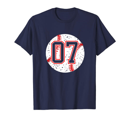 Baseball Number 07 Mom Show T-Shirt - Fun Novelty Design for Adults - T-Shirt, Sweatshirt, Hoodie