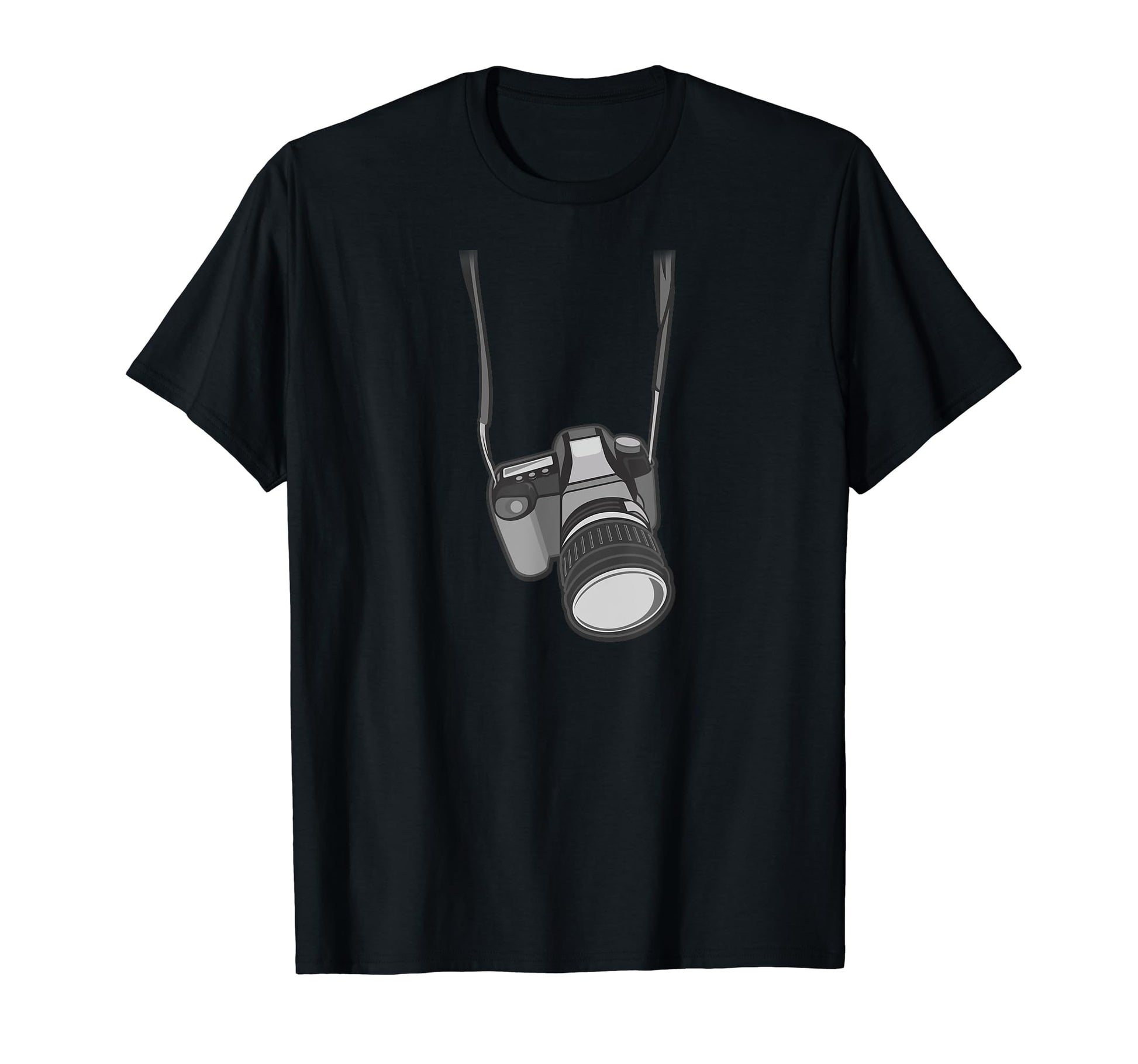 Funny Photographer Costume Camera T-Shirt - Fun Novelty Design for Adults - T-Shirt, Sweatshirt, Hoodie